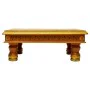 Table d'appoint Alexandra House Living Jaune Aluminium Bois MDF 38 x 14 x 38 cm de Alexandra House Living, Tables - Réf : D16...