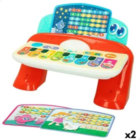 Piano Interativo para Bebé Winfun 27 x 16 x 18 cm (2 Unidades) de Winfun, Pianos e teclados - Ref: S8902701, Preço: 35,38 €, ...