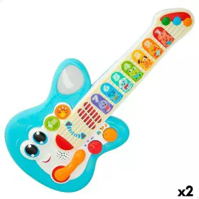 Baby Guitar Winfun Blue 17 x 38 x 5 cm (2 Units) by Winfun, Guitars & Strings - Ref: S8902702, Price: 32,77 €, Discount: %