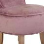 Bench Alexandra House Living Pink Velvet Rubber 46 x 58 x 45 cm by Alexandra House Living, Chairs - Ref: D1631379, Price: 112...