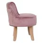 Bench Alexandra House Living Pink Velvet Rubber 46 x 58 x 45 cm by Alexandra House Living, Chairs - Ref: D1631379, Price: 112...