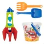 Set de Juguetes de Playa Colorbaby Mr Craby Ø 18 cm Polipropileno (16 Unidades) de Colorbaby, Juguetes para la arena y para l...