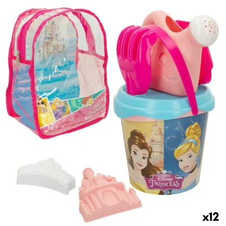 Set de jouets de plage Disney Princess polypropylène 18 x 16 x 18 cm Ø 18 cm (12 Unités) de Disney Princess, Jouets de sable ...