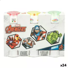 Set di soffiatori di bolle The Avengers 3 Pezzi 60 ml (24 Unità) di The Avengers, Bolle di sapone - Rif: S8902807, Prezzo: 37...