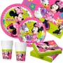 Party supply set Minnie Mouse Happy Deluxe 89 Pieces 16 by Minnie Mouse, Party items - Ref: S8902834, Price: 19,30 €, Discoun...