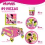 Conjunto Artigos de Festa Minnie Mouse Happy Deluxe 89 Peças 16 de Minnie Mouse, Artigos para festas - Ref: S8902834, Preço: ...