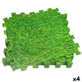 Child's Puzzle Aktive Grass 8 Pieces Eva Rubber 50 x 0,4 x 50 cm (4 Units) by Aktive, Floor Jigsaws - Ref: S8902910, Price: 5...