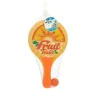 Palas de Playa con Pelota Aktive Summer Fruits Madera 18,5 x 31,5 cm (24 Unidades) de Aktive, Juguetes para la arena y para l...