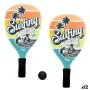 Beach Spades with Ball Aktive Surf 20 x 40 cm (12 Units) by Aktive, Sandpit and beach toys - Ref: S8902966, Price: 50,24 €, D...