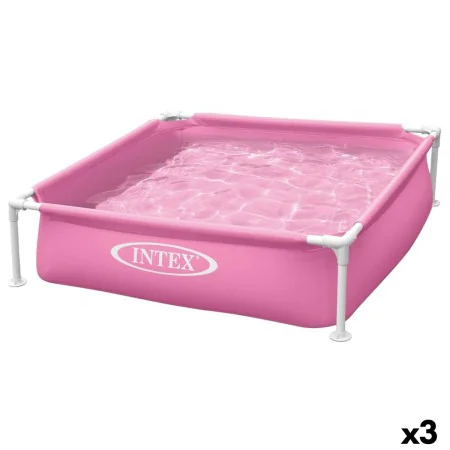 Piscina Smontabile Intex 342 L 122 x 30 x 122 cm Rosa (3 Unità) di Intex, Piscine gonfiabili per bambini - Rif: S8903052, Pre...