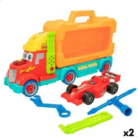 Pkw-Transporter Lkw Colorbaby 43 x 23,5 x 10,5 cm (2 Stück) von Colorbaby, Lastwagen - Ref: S8903088, Preis: 26,46 €, Rabatt: %