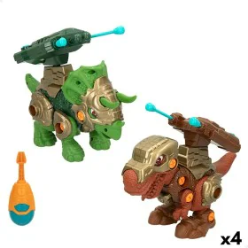 Set 2 Dinosaures Colorbaby 21 x 14 x 9,5 cm articulé Lance Projectiles 4 Unités Dinosaure de Colorbaby, Dinosaures et créatur...