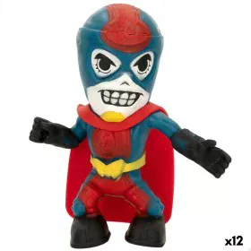 Figuras de Ação Eolo Super Masked Pepper Man 14 x 15,5 x 5,5 cm Elástico (12 Unidades) de Eolo, Bonecos e figuras de ação - R...