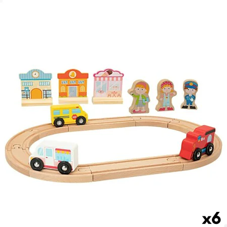 Tren com Circuito Woomax 6 Unidades 39 x 1 x 26 cm de Woomax, Comboios e veículos para carris - Ref: S8903123, Preço: 53,39 €...