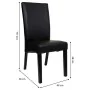 Dining Chair Alexandra House Living Black 48 x 102 x 49 cm by Alexandra House Living, Dining Chairs - Ref: D1631387, Price: 1...