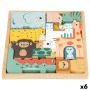 Puzzle enfant en bois Woomax (6 Unités) de Woomax, Puzzles emboitables et casse-tête - Réf : S8903130, Prix : 42,13 €, Remise...