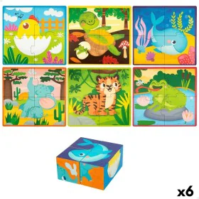 Puzzle 3D Lisciani 4 Peças 22 x 23 x 1 cm (6 Unidades) animais de Lisciani, Puzzles 3D - Ref: S8903157, Preço: 83,13 €, Desco...