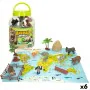 Set de Figuras de Animales Colorbaby 19 piezas Jungla Plástico 14 x 6 x 5 cm (6 Unidades) de Colorbaby, Animales - Ref: S8903...