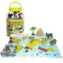 Set de Figuras de Animales Colorbaby 19 piezas Jungla Plástico 14 x 6 x 5 cm (6 Unidades) de Colorbaby, Animales - Ref: S8903...