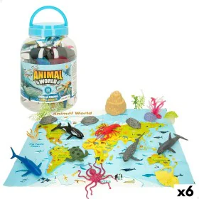 Figurines d'animaux Colorbaby 19 Pièces Océan Plastique 14 x 6 x 7 cm (6 Unités) de Colorbaby, Animaux - Réf : S8903184, Prix...