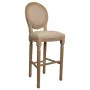 Banqueta Alexandra House Living Castanho lona Madeira da borracha 42 x 121 x 48 cm de Alexandra House Living, Cadeiras e sofá...