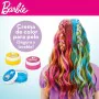 Conjunto de Cabeleireiro Barbie Rainbow Tie 15,5 x 10,5 x 2,5 cm Cabelo com madeixas Multicolor de Barbie, Estojos de maquilh...