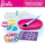 Conjunto de Cabeleireiro Barbie Rainbow Tie 15,5 x 10,5 x 2,5 cm Cabelo com madeixas Multicolor de Barbie, Estojos de maquilh...