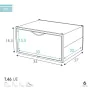 Stackable shoe box Max Home White 6 Units polypropylene ABS 35 x 18,5 x 27 cm by Max Home, Wardrobe storage accessories - Ref...