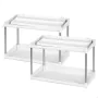 Organizador para o Armário de Cozinha Max Home Branco 2 Prateleiras 2 Unidades 37,5 x 25,5 x 19 cm de Max Home, Prateleiras e...