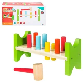 Wooden Game Woomax Bench Hammer (10 pcs) by Woomax, Hammering & Nailing Toys - Ref: S8903454, Price: 11,28 €, Discount: %