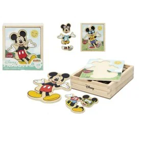 Child's Wooden Puzzle Disney Wood (19 pcs) by Disney, Jigsaw puzzles and brainteasers - Ref: S8903531, Price: 6,69 €, Discoun...