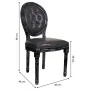 Silla de Comedor Alexandra House Living Negro 46 x 96 x 48 cm de Alexandra House Living, Sillas - Ref: D1631398, Precio: 159,...