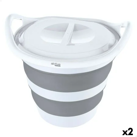 Bucket Aktive TPR 44,5 x 40,5 x 40,5 cm Foldable (2 Units) by Aktive, Open Storage Bins - Ref: S8905234, Price: 33,77 €, Disc...