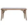 Banqueta Alexandra House Living Cinzento Madeira da borracha 37 x 47 x 110 cm de Alexandra House Living, Cadeiras - Ref: D163...