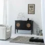 Credenza Alexandra House Living Nero Rattan Legno di abete 40 x 78 x 106 cm di Alexandra House Living, Credenze e buffet - Ri...