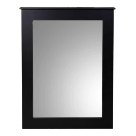 Wall mirror Alexandra House Living Black Glass Fir wood 3 x 90 x 70 cm by Alexandra House Living, Wall-Mounted Mirrors - Ref:...