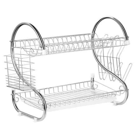 Draining Rack for Kitchen Sink Feel Maestro MR-1025-38 38 x 24 x 39 cm Silver by Feel Maestro, Draining Boards - Ref: S910027...