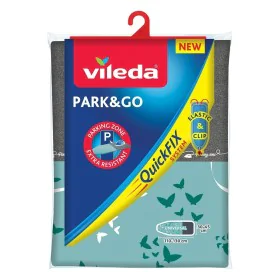 Capa para Tábua de Passar a Ferro Vileda 172219 130 x 45 cm Verde Cinzento de Vileda, Capas para tábuas de engomar - Ref: S91...