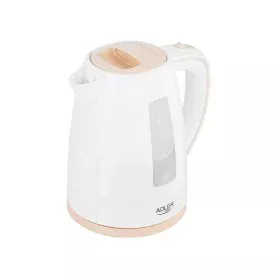 Bouilloire et Théière Adler AD 1264 Blanc Noisette Acier inoxydable Plastique 2200 W 1,7 L de Adler, Bouilloires électriques ...