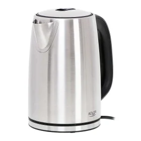 Kettle Adler AD 1340 Black Silver Steel 2200 W 1,7 L by Adler, Electric Kettles - Ref: S9100431, Price: 36,31 €, Discount: %