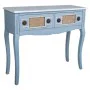 Hall Table with Drawers Alexandra House Living Blue Rattan Fir wood MDF Wood 33 x 77 x 90 cm by Alexandra House Living, Table...