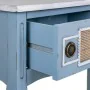 Hall Table with Drawers Alexandra House Living Blue Rattan Fir wood MDF Wood 33 x 77 x 90 cm by Alexandra House Living, Table...