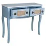 Hall Table with Drawers Alexandra House Living Blue Rattan Fir wood MDF Wood 33 x 77 x 90 cm by Alexandra House Living, Table...