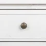 Credenza Alexandra House Living Bianco Metallo Vetro Legno di abete 38 x 80 x 140 cm di Alexandra House Living, Credenze e bu...