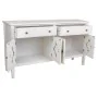 Credenza Alexandra House Living Bianco Metallo Vetro Legno di abete 38 x 80 x 140 cm di Alexandra House Living, Credenze e bu...