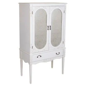 Armoire Alexandra House Living Blanc verre Bois d'épicéa Bois MDF 12 x 140 x 80 cm de Alexandra House Living, Penderies - Réf...