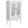 Cupboard Alexandra House Living White Glass Fir wood MDF Wood 12 x 140 x 80 cm by Alexandra House Living, Bedroom Wardrobes -...