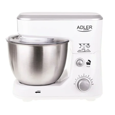 Robot culinaire Adler AD 4216 Blanc Noir 500 W 4 L de Adler, Robots de cuisine et mini-hachoirs - Réf : S9100519, Prix : 72,7...