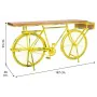 Hall de Entrada Alexandra House Living Bike Amarelo Ferro Madeira de mangueira 46 x 93 x 187 cm de Alexandra House Living, Jo...