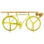 Hall de Entrada Alexandra House Living Bike Amarelo Ferro Madeira de mangueira 46 x 93 x 187 cm de Alexandra House Living, Jo...